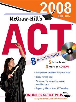 cover image of McGraw-Hill's ACT, 2008 Edition